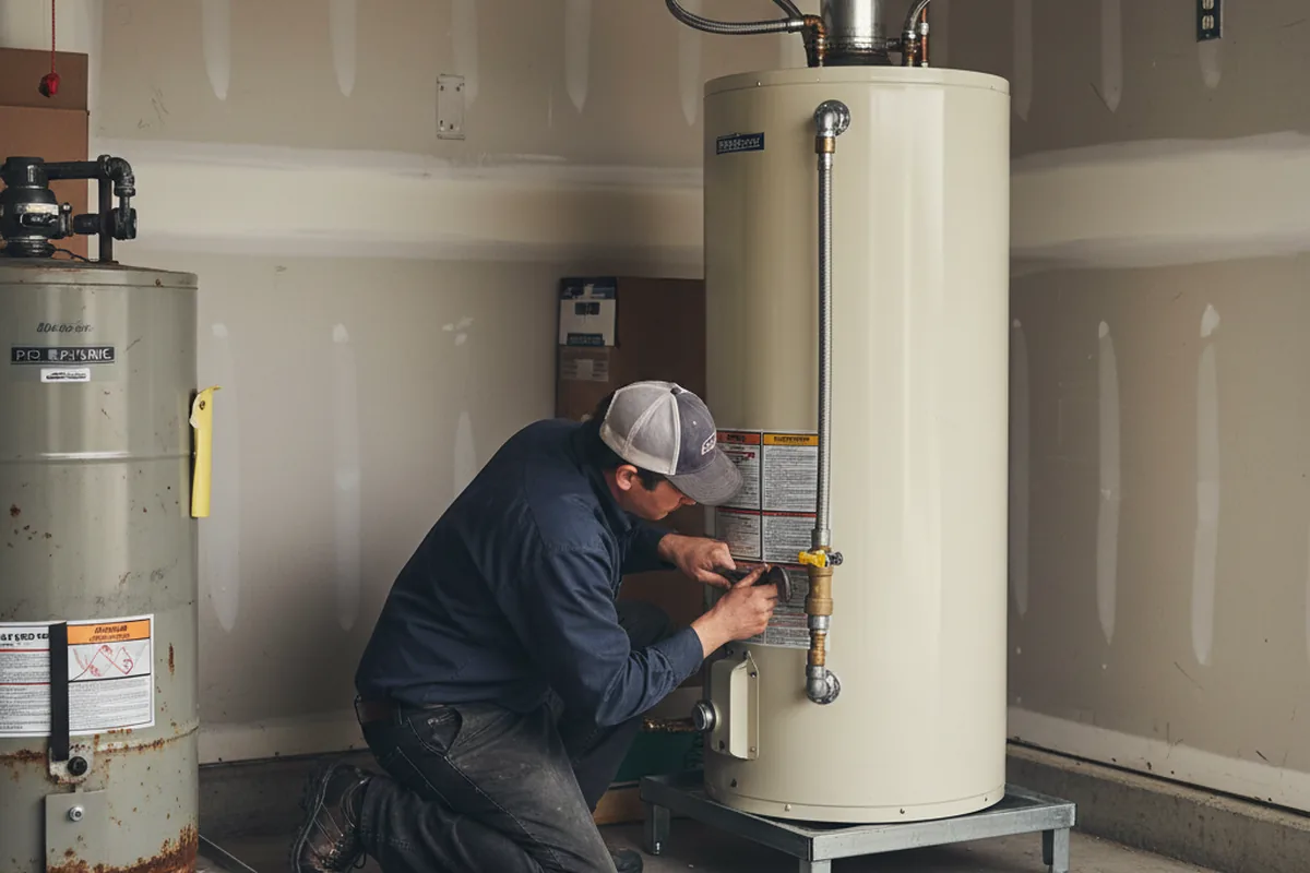 Water heater and shutoff valve replacement in East Pittsburgh